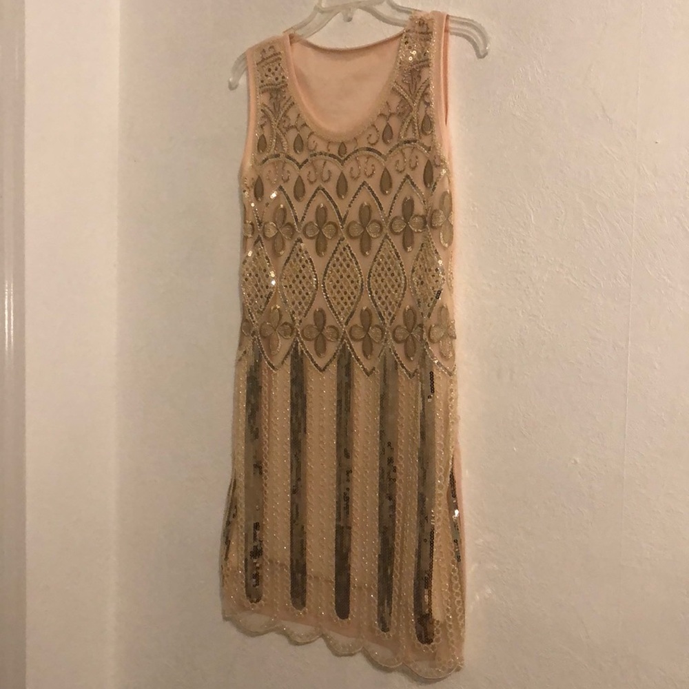 Vintage 20’s Gold Sequin Dress